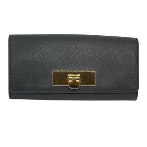 Michael Kors Callie Carryall Accordion Wallet with Gold Hardware EUC